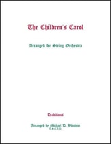 The Children's Carol Orchestra sheet music cover